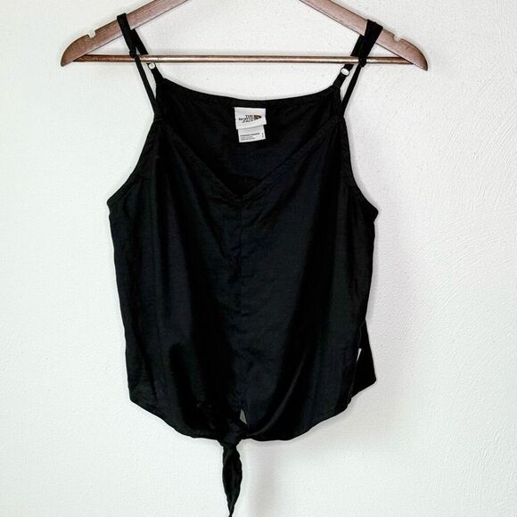 The North Face Hillrose Black Hemp Tank Top with Knotted Waist - Women’s US SM - Picture 1 of 7